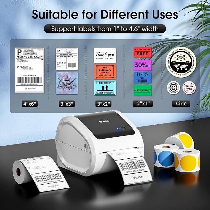 Bluetooth Shipping Label Printer - Image 6
