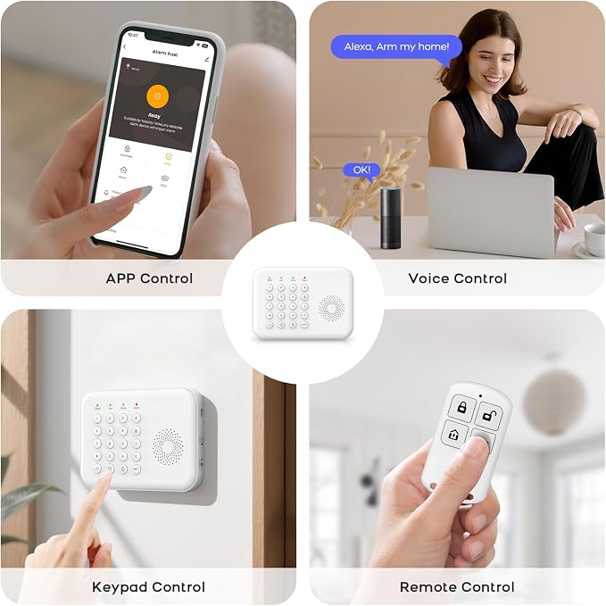Alarm System for Home Security, WiFi+GSM/4G Compatible - Image 7