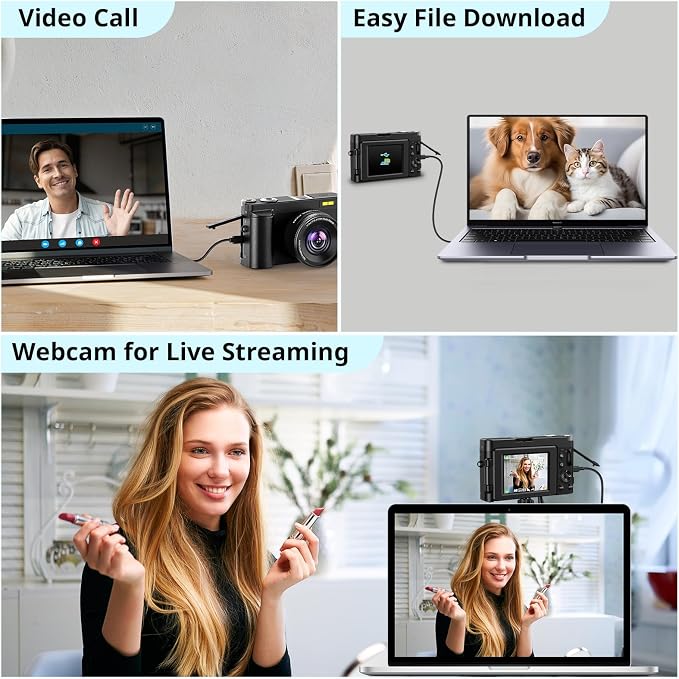 Duluvulu 4K Digital Camera for Photography Autofocus, 2026 Latest 48MP Vlogging - Image 6