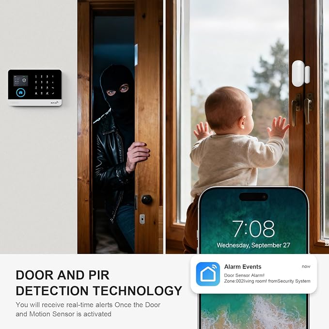 LWOHSI Home Security Systems, Wireless Alarm System - Image 4