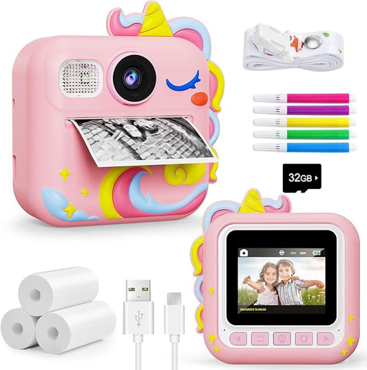 KOKODI Kids Camera Instant Print, Toddler Cameras Christmas Birthday Gifts by WhereKidsLearnThroughPlay