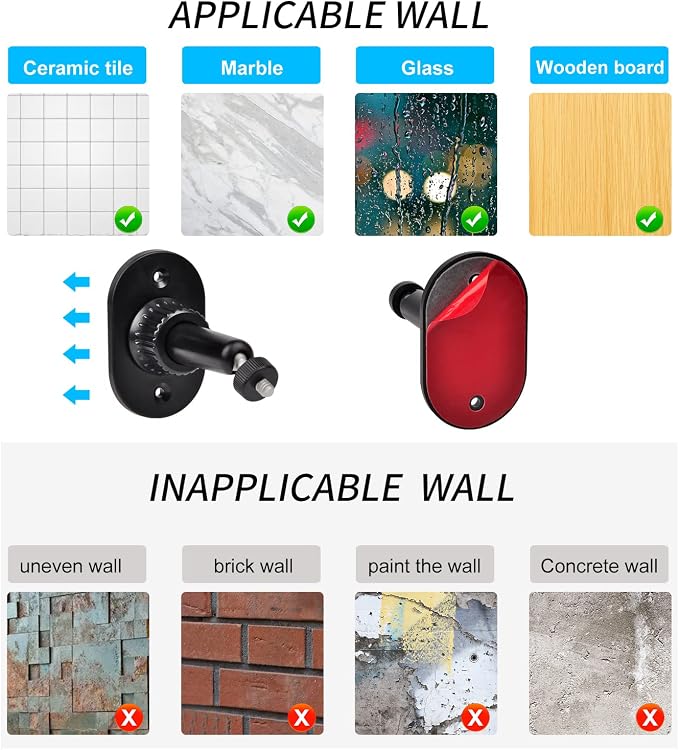 4 Pack Strong Adhesive Wall Mount - Image 7