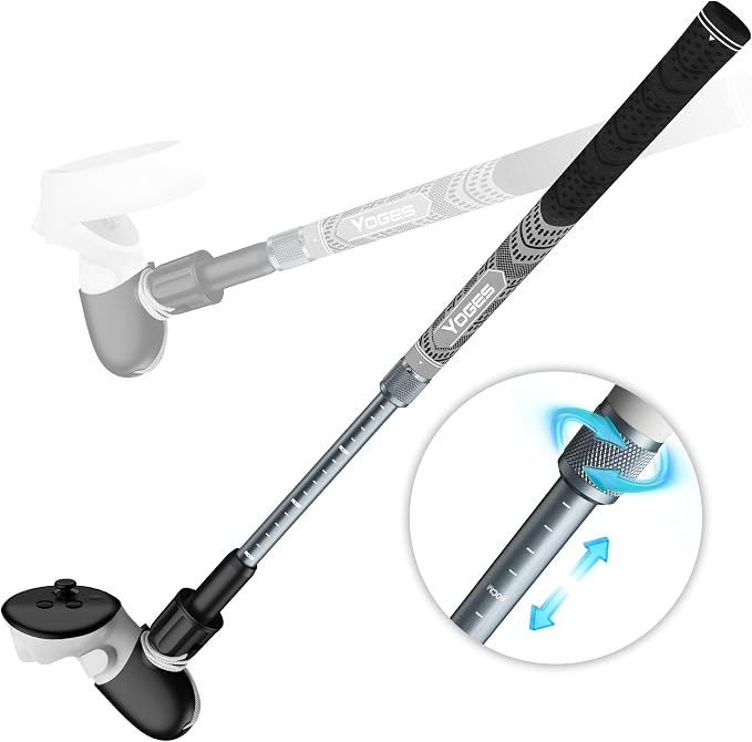 YOGES Adjustable Length VR Golf Club Handle by YOGESVRDesignDirect