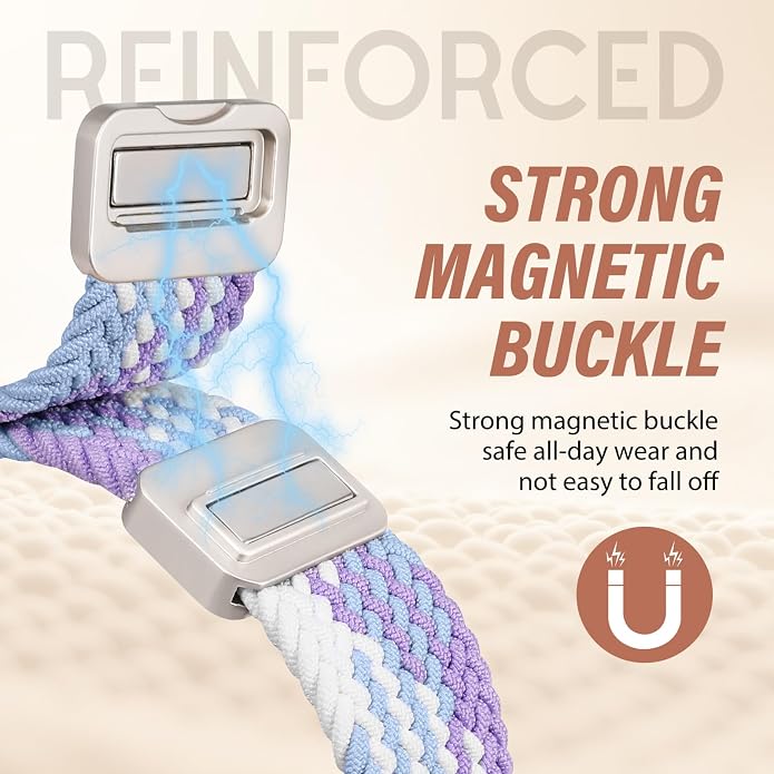 TOYOUTHS Braided Magnetic Band Compatible - Image 2