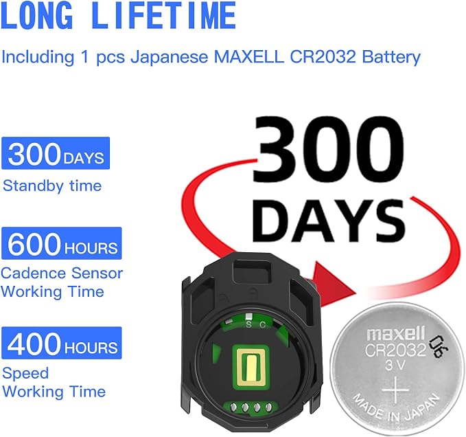 CYCPLUS Cycling Speed and Cadence Sensor Bluetooth & ANT+ Wireless Bike Cadence - Image 9