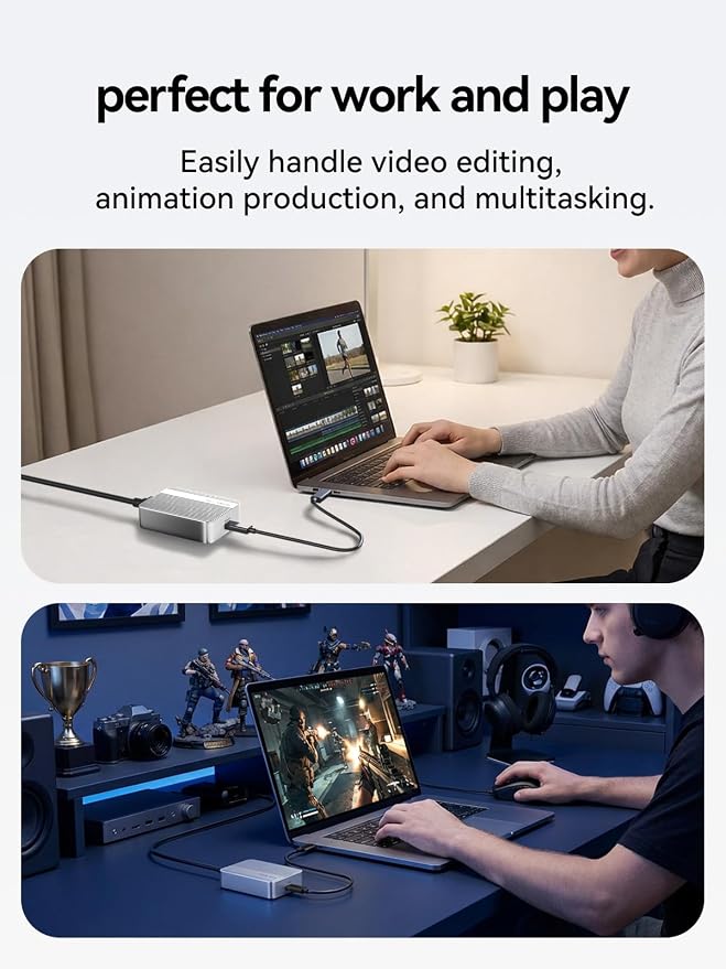 ACASIS USB4 to 10Gb Ethernet Adapter Aluminum Housing USB-C to 10 Gigabit - Image 4