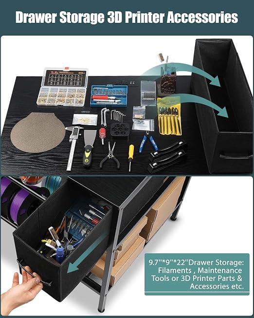 3D Printer Table with Filaments Storage - Image 3