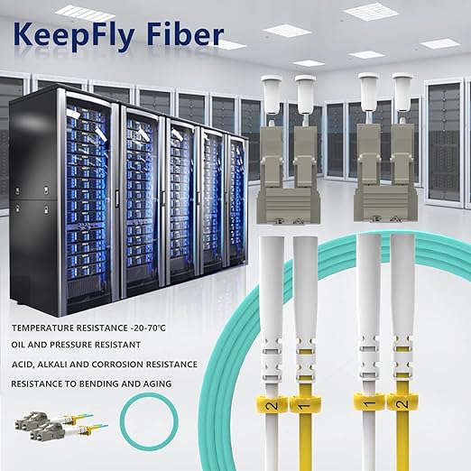 OM4 LC to LC Fiber Patch Cable - Image 6