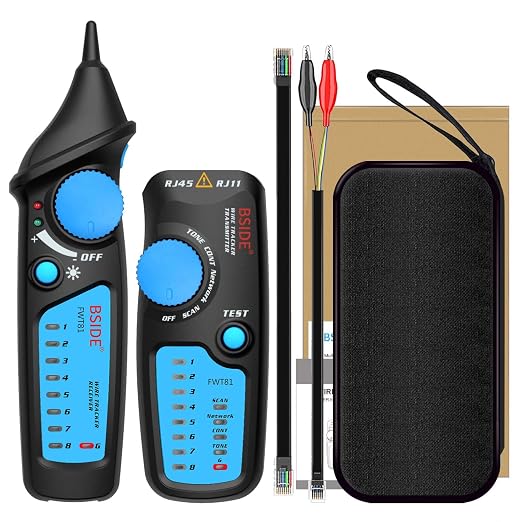 Bside Network Cable Tester RJ45 RJ11 Wire Tracker Telephone Line Tester LAN TV - Image 9