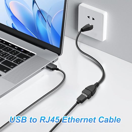 MEIRIYFA USB Female to RJ45 Cable USB to RJ45 Ethernet 8P4C Adapter Network - Image 3