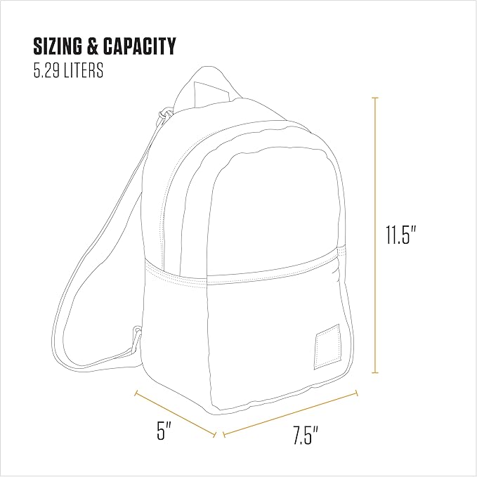 Carhartt Classic Mini Backpack, Water-Resistant Backpack - Image 3