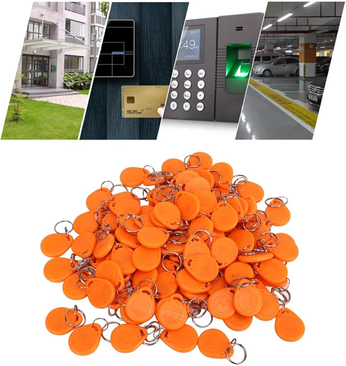 125kHz RFID Key Fob Access Control Tag, Read Only Proximity Keychain, High - Image 3