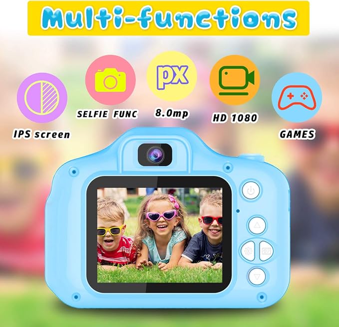 Seckton Upgrade Kids Selfie Camera, Christmas Birthday Gifts - Image 2