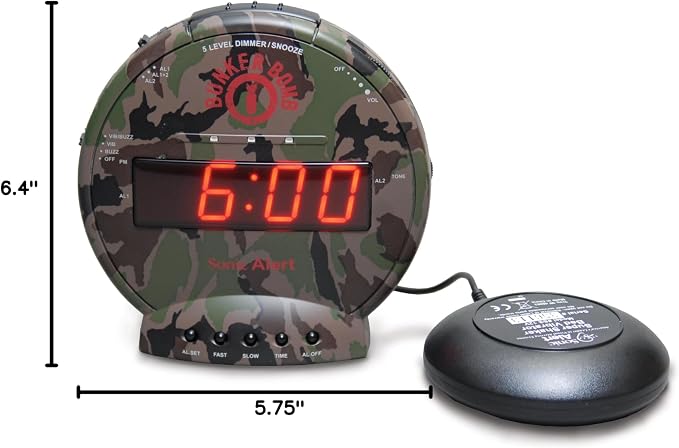 Sonic Bomb Dual Alarm Clock - Image 9