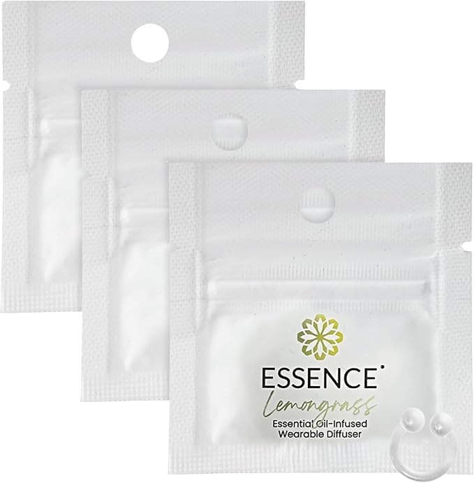 Essence Wearable Aromatherapy Nasal Diffuser – Lemongrass Essential Oil Nose by Essence