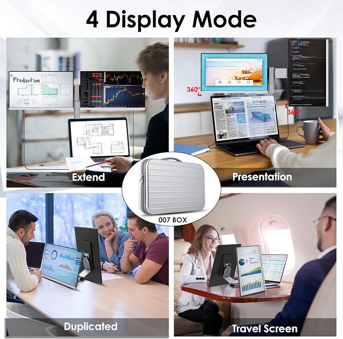 Redalf 15.6" FHD Portable Triple Monitor - Image 7