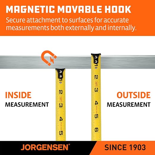 JORGENSEN Laser Tape Measure 2-in-1, 135Ft Laser Measuring Tool & 16Ft - Image 6