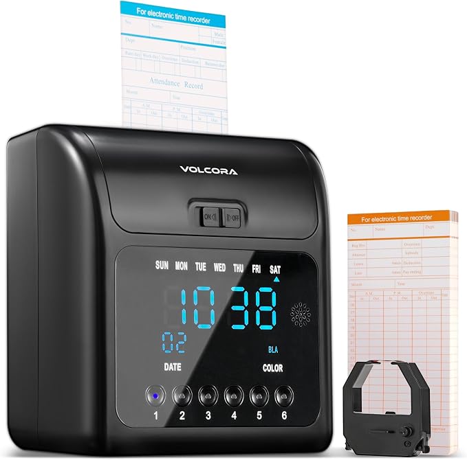 Volcora Time Clock for Employees by Volcora