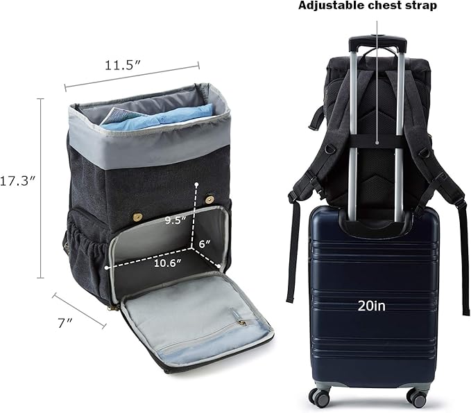 BAGSMART Camera Backpack, Large DSLR/SLR Waterproof Photography Bag Fit up to - Image 6