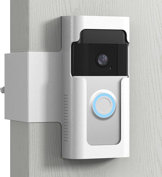 Homalor Anti Theft Ring Doorbell Mount: White Ring Doorbell Door Mount Blink by HOMALOR