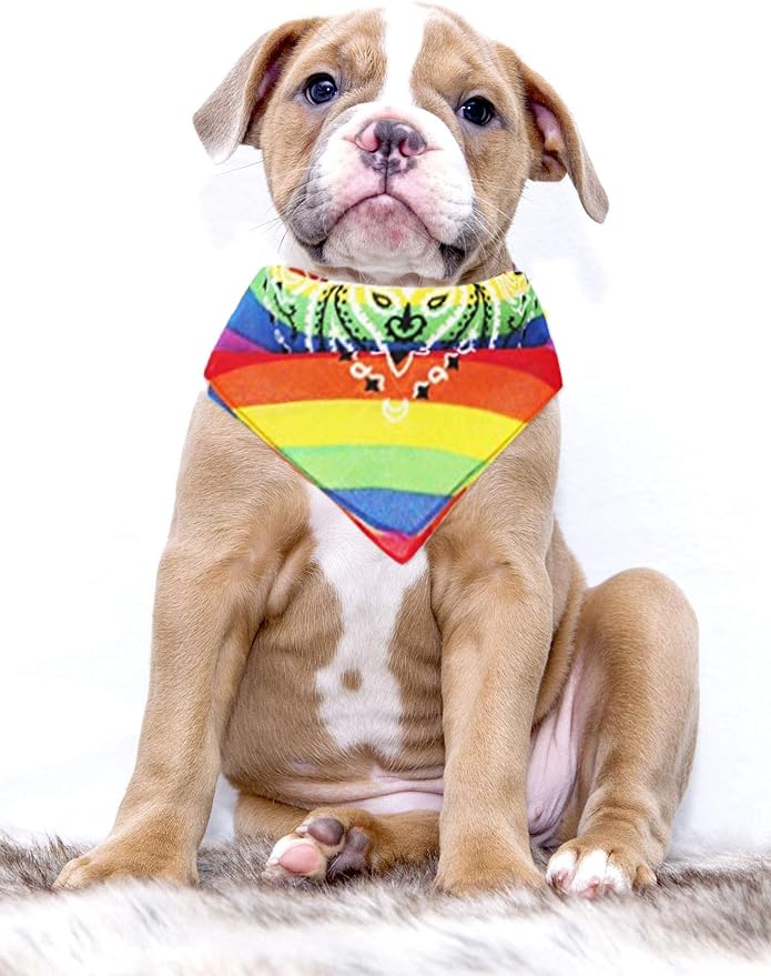 Mayam Rainbow Bandanas Headband Gay Pride LGBTQ Bandana Headband Hippie Bandana - Image 7