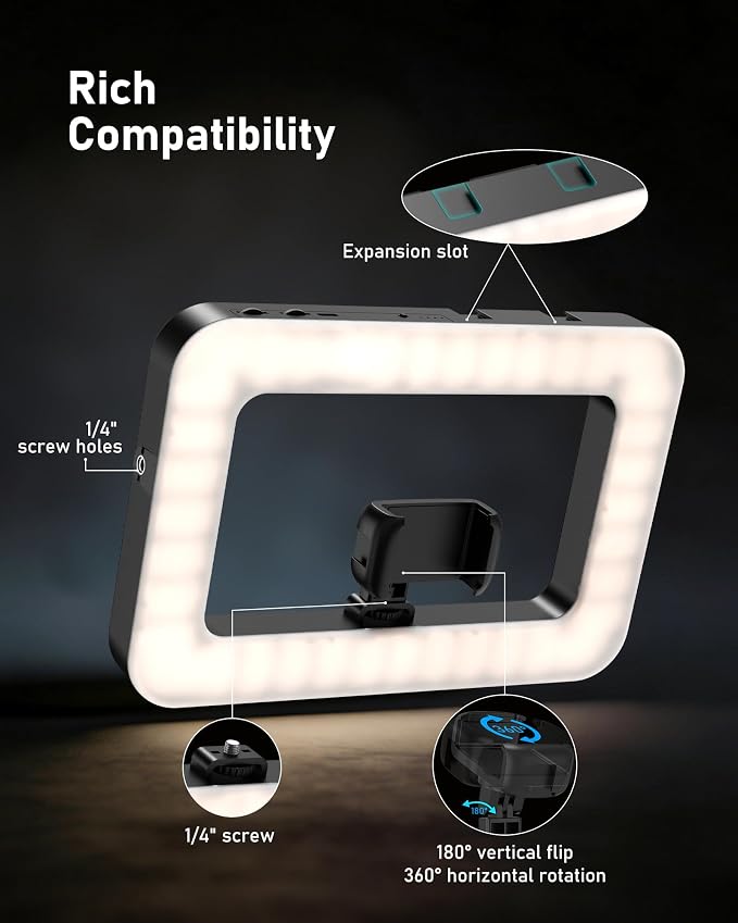 Smartphone Video Rig with LED Light, Ring Light - Image 8