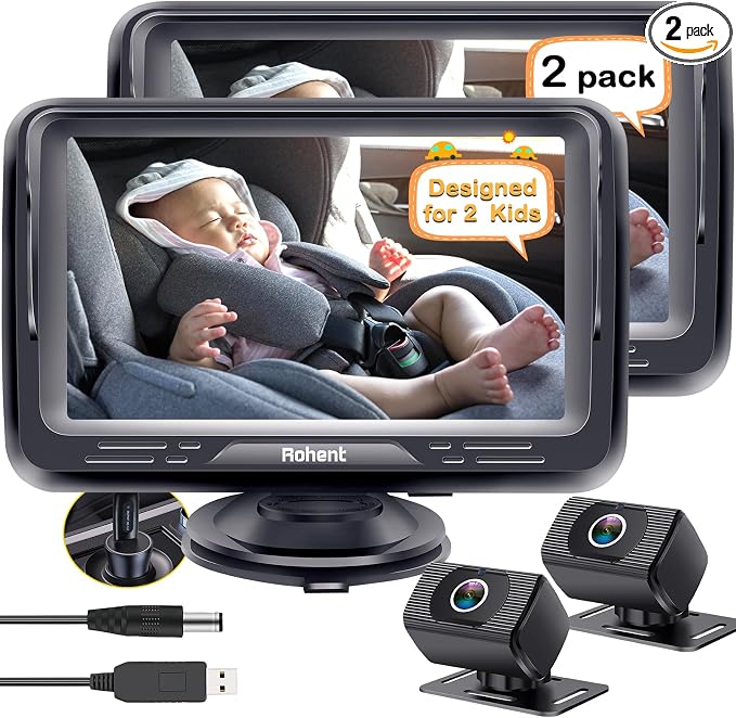 Rohent Baby Camera for Car 2 Pack by Rohent
