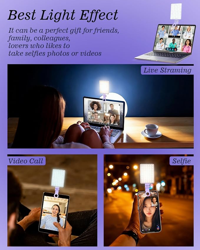 60 LED Portable Selfie Light Video Conference Lighting - Image 9