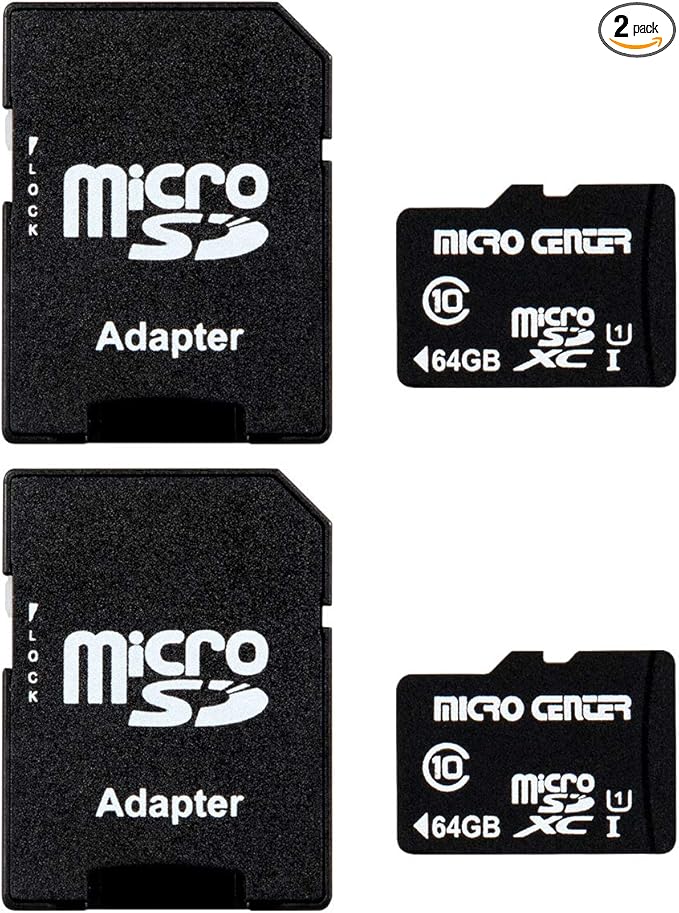 INLAND Micro Center 64GB Class 10 MicroSDXC Flash Memory Card by INLAND