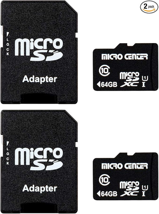 INLAND Micro Center 64GB Class 10 MicroSDXC Flash Memory Card by INLAND