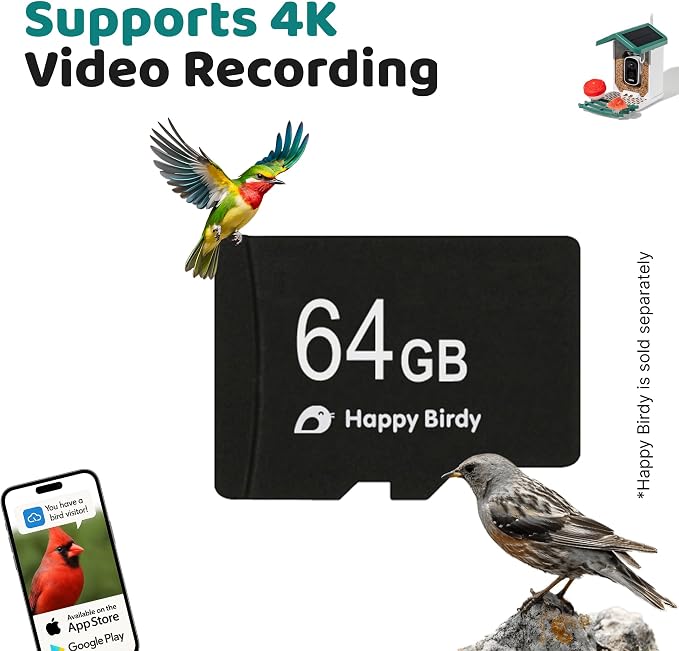 Happy Birdy 64GB MicroSD Card – TF Memory Card - Image 5