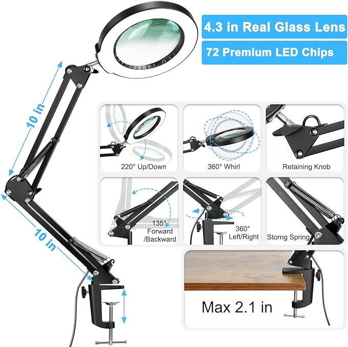 Coyeth 10X Magnifying Glass - Image 5