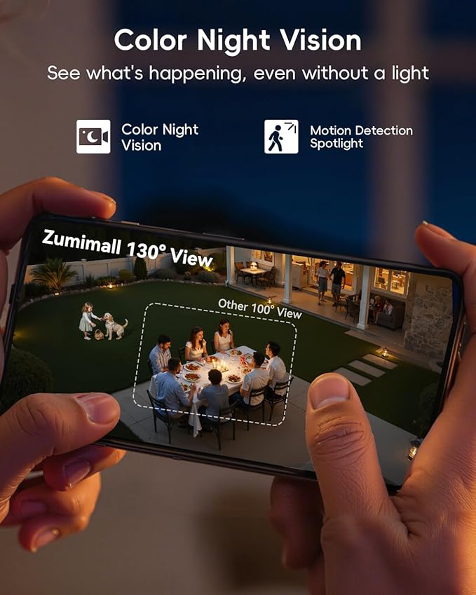 ZUMIMALL Security Cameras Wireless Outdoor - Image 3