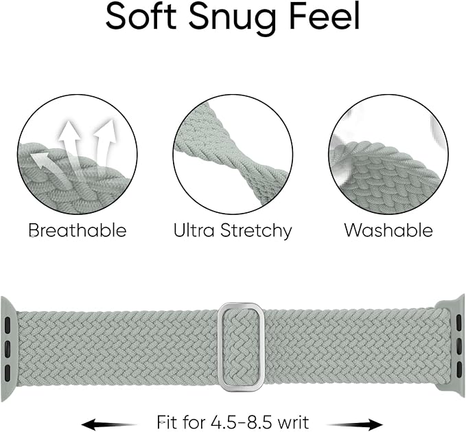 6 Pack Braided Stretchy Bands Compatible - Image 4