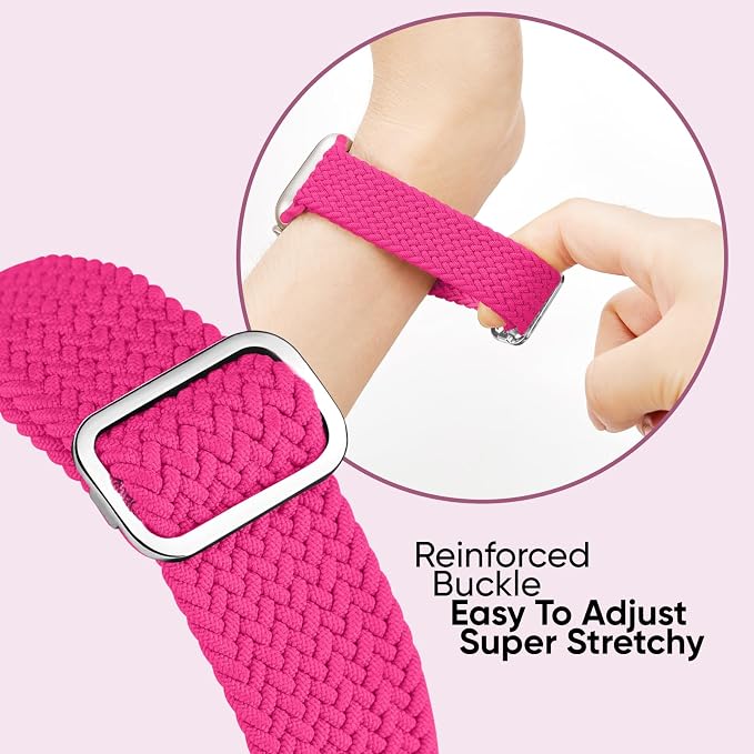 6 Pack Braided Stretchy Bands Compatible - Image 5
