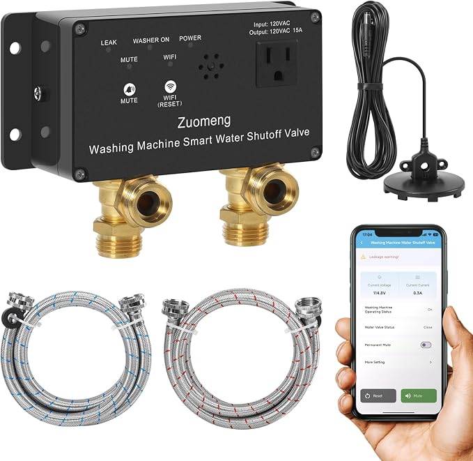 WiFi Smart Water Shutoff Valve by Zuomeng
