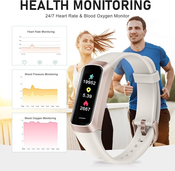 Fitness Tracker with 24/7 Heart Rate, Health Tracker with Step Counter Calories - Image 3