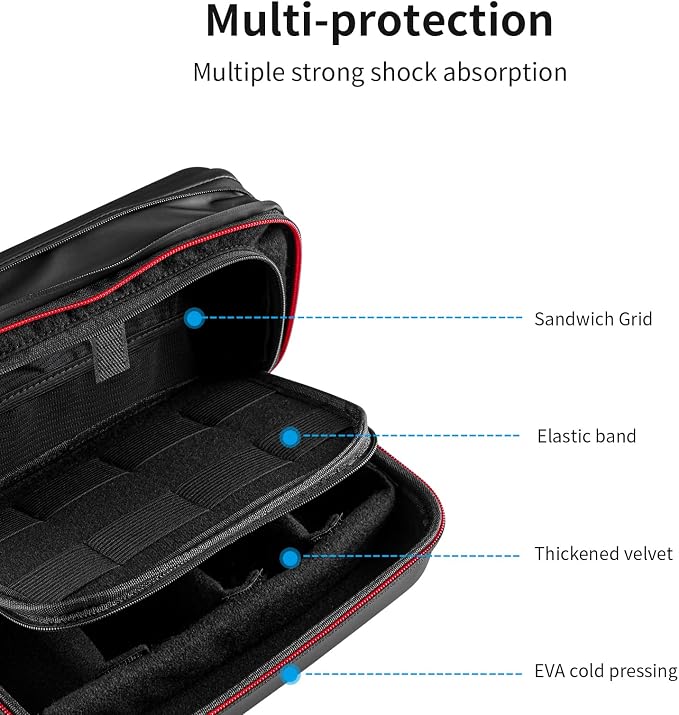 TELESIN Large Carry Case Carrying Travel Bag - Image 5