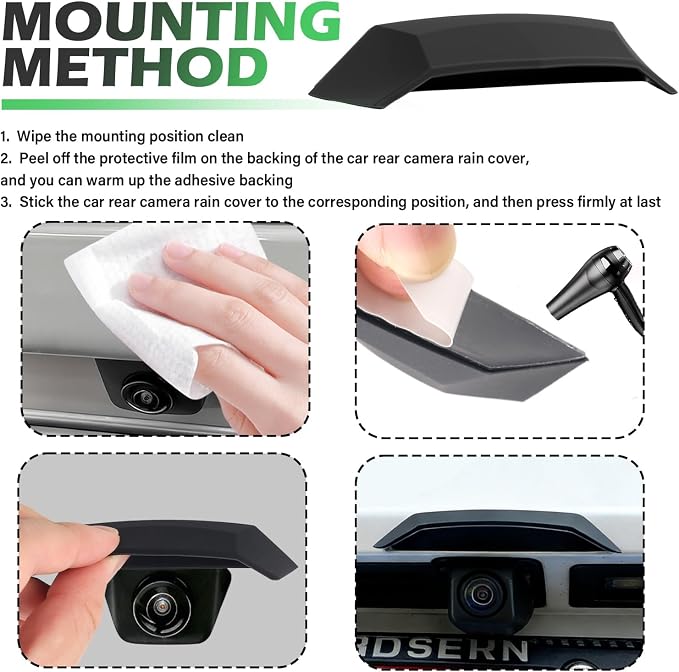 Upgraded Backup Camera Rain Shield - Image 6