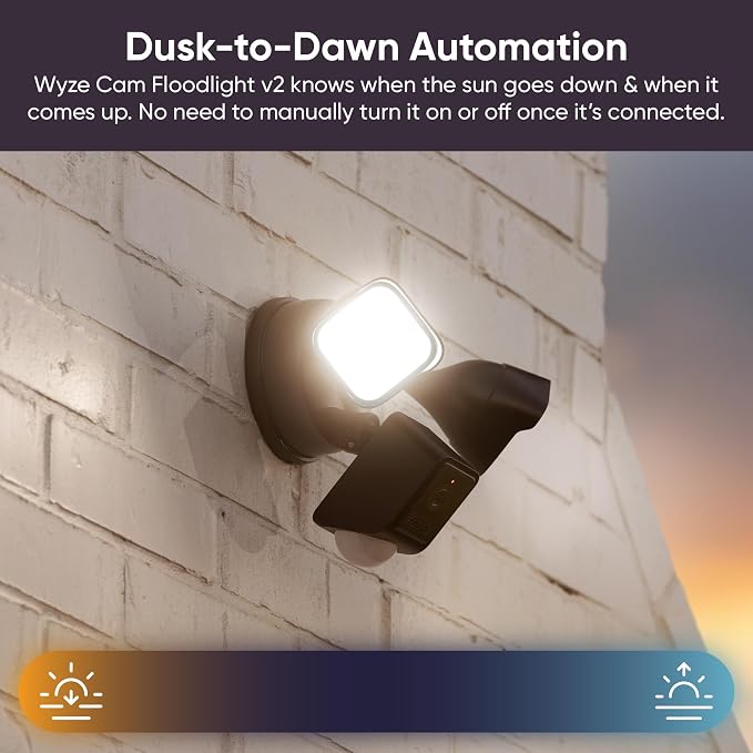 WYZE Floodlight Camera v2, Security Camera Outdoor, 2K HD - Image 11