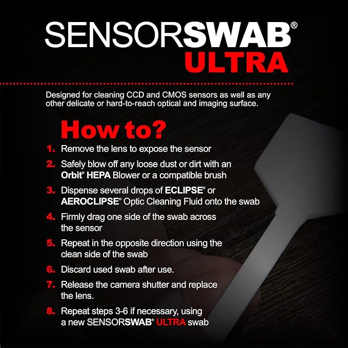 Photographic Solutions Sensor Swab Ultra 24mm Type-3 Digital Imaging Sensor - Image 7