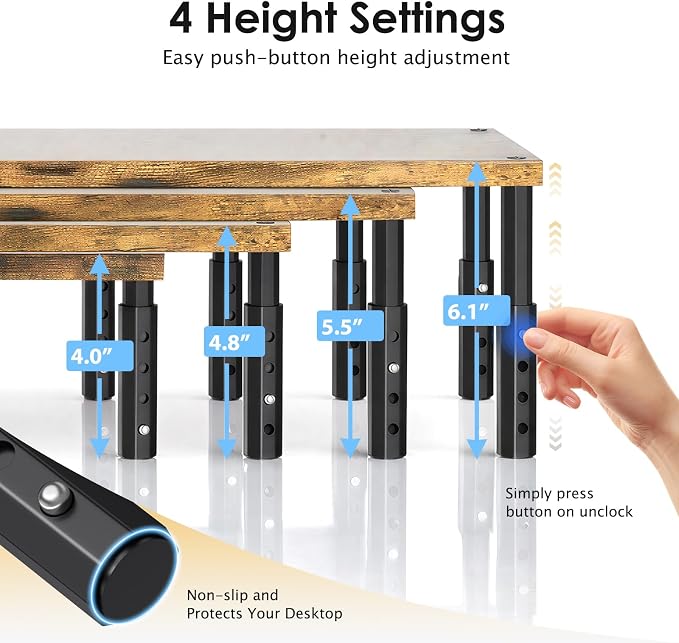 OPNICE Adjustable Monitor Stand Riser - Image 2