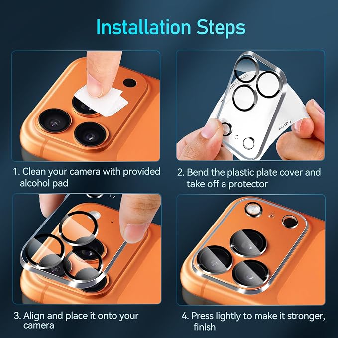 ivoler 4-Pack Camera Lens Protector - Image 8