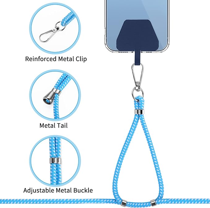 CACOE Phone Lanyard 2 PCS-2 PCS Adjustable Neck Strap, Universal Crossbody - Image 2
