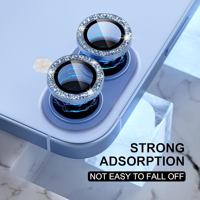 Choiche Compatible for iPhone 17 Camera Lens Protector Bling, 9H Tempered Glass - Image 6
