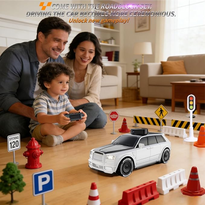 RC Car with Camera and 4.5" Screen, 1080P FPV Remote Control Car with Rotating - Image 7