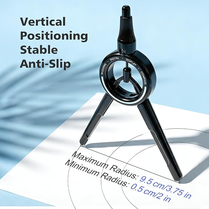 Compass Geometry Tool ROATEE Visible Radius Math Compass Compatible - Image 4