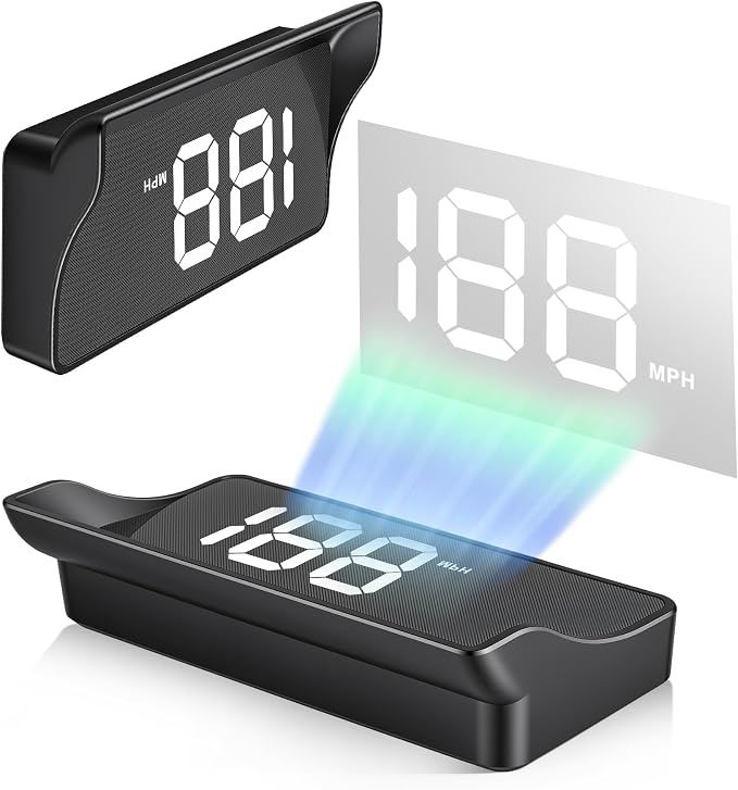 SINGARO Heads up Display for Cars, USB Plug Digital GPS HUD Speedometer by SINGARO