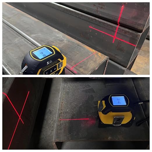 3 in 1 Digital Laser Tape Measure | Laser Level Crosshairs | 130ft/40m Laser - Image 9