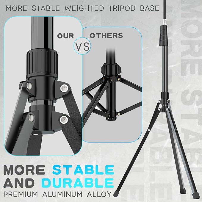 UBeesize 92’’ Cell Phone Tripod Stand - Image 2